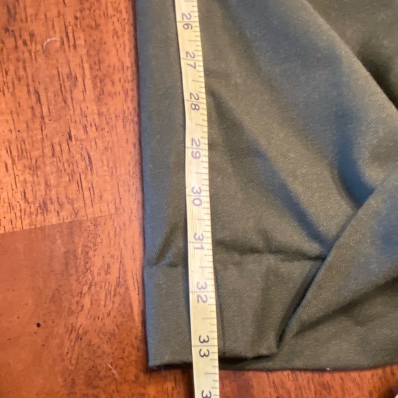 Military style 100% wool pants.  Size long/medium. Adjustable‎ waist - Picture 8 of 11